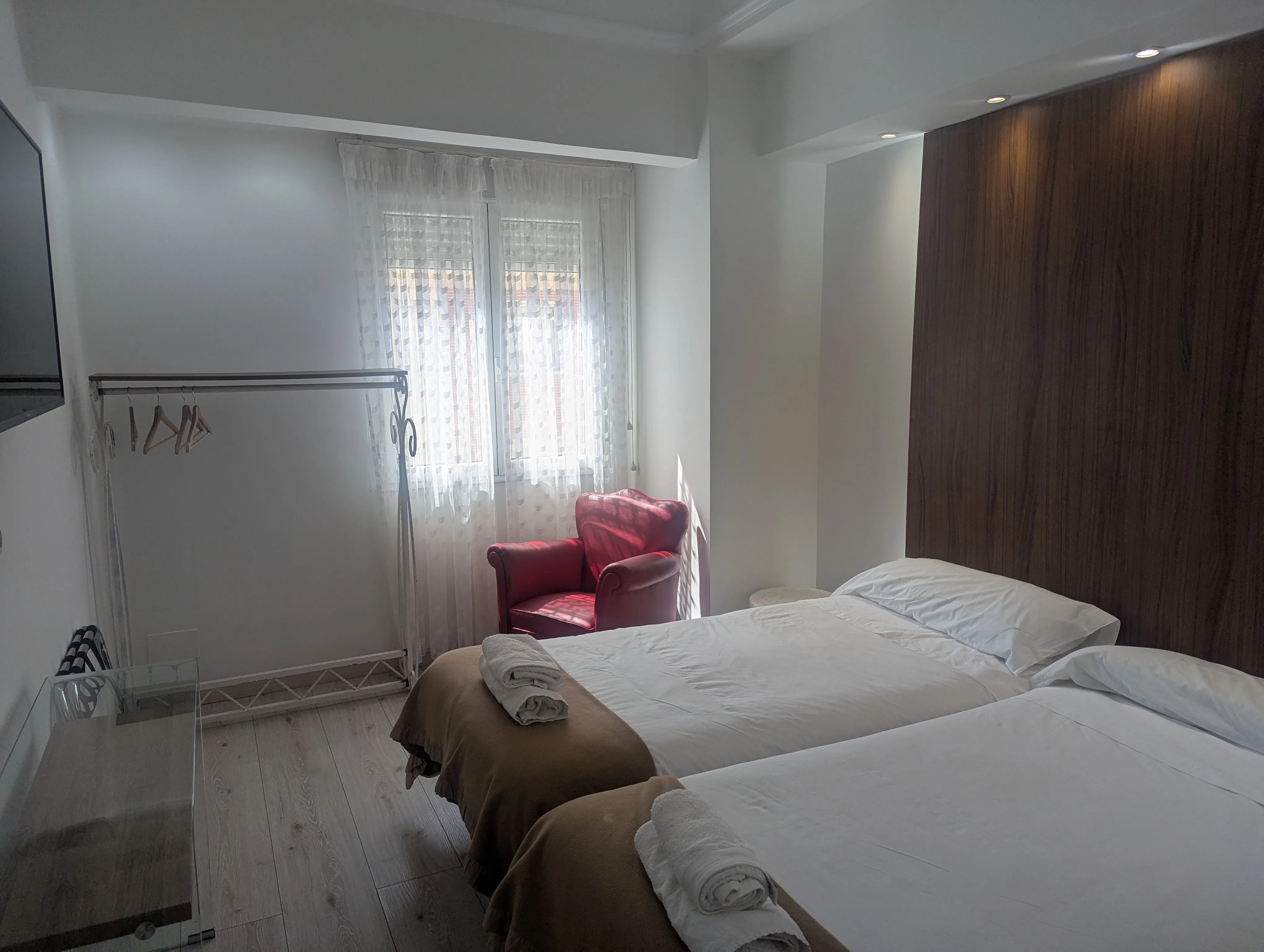 Habitación doble con vistas versión clásica en Hostal La Mexicana