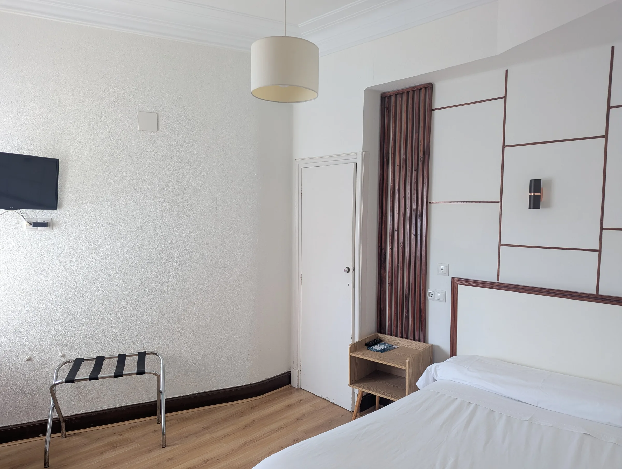 Cama de habitación individual en Hostal La Mexicana Santander