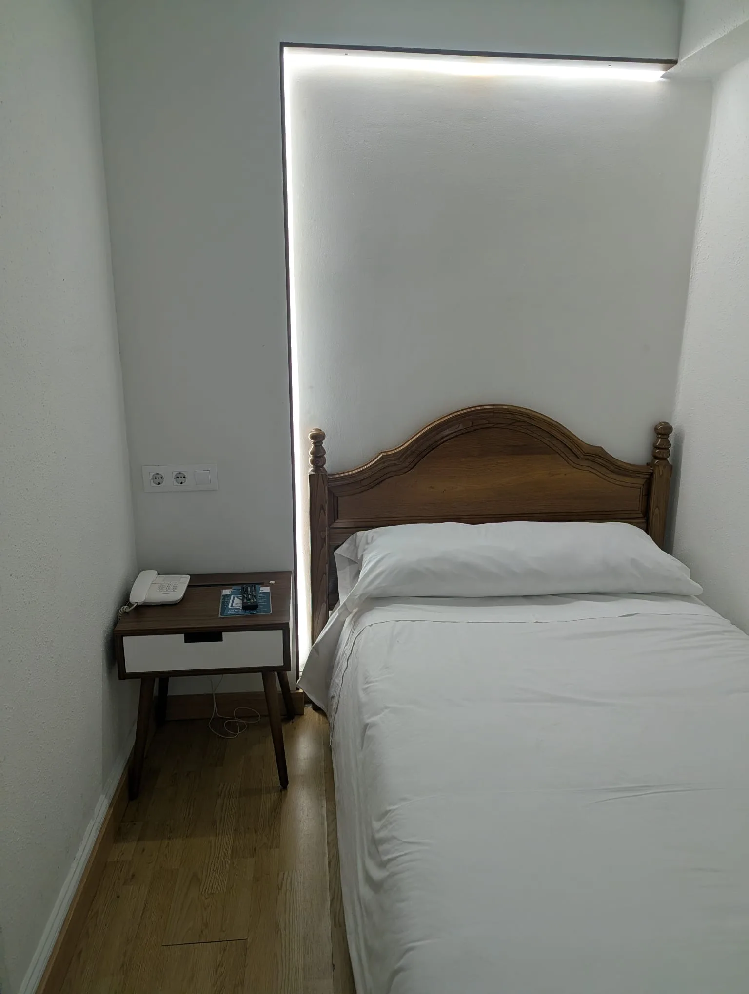 Habitación individual versión clásica en Hostal La Mexicana Santander